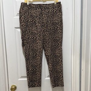 Leopard Print Women's Trousers